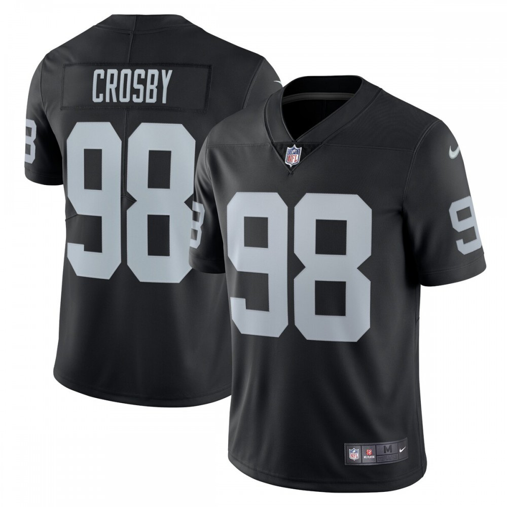Maxx Crosby Las Vegas Raiders Nike Limited Jersey - Black-GridironStore